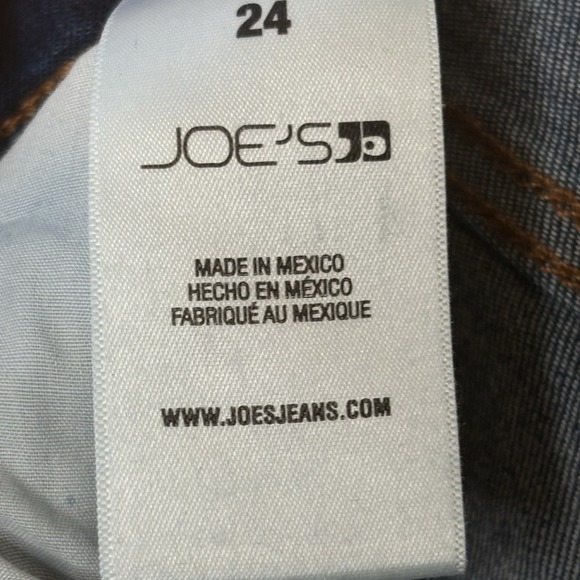 Joe's Jeans Flawless Skinny Ankle Jeans Size 24 Kimbra Wash Distressed Mid Rise - Picture 5 of 13